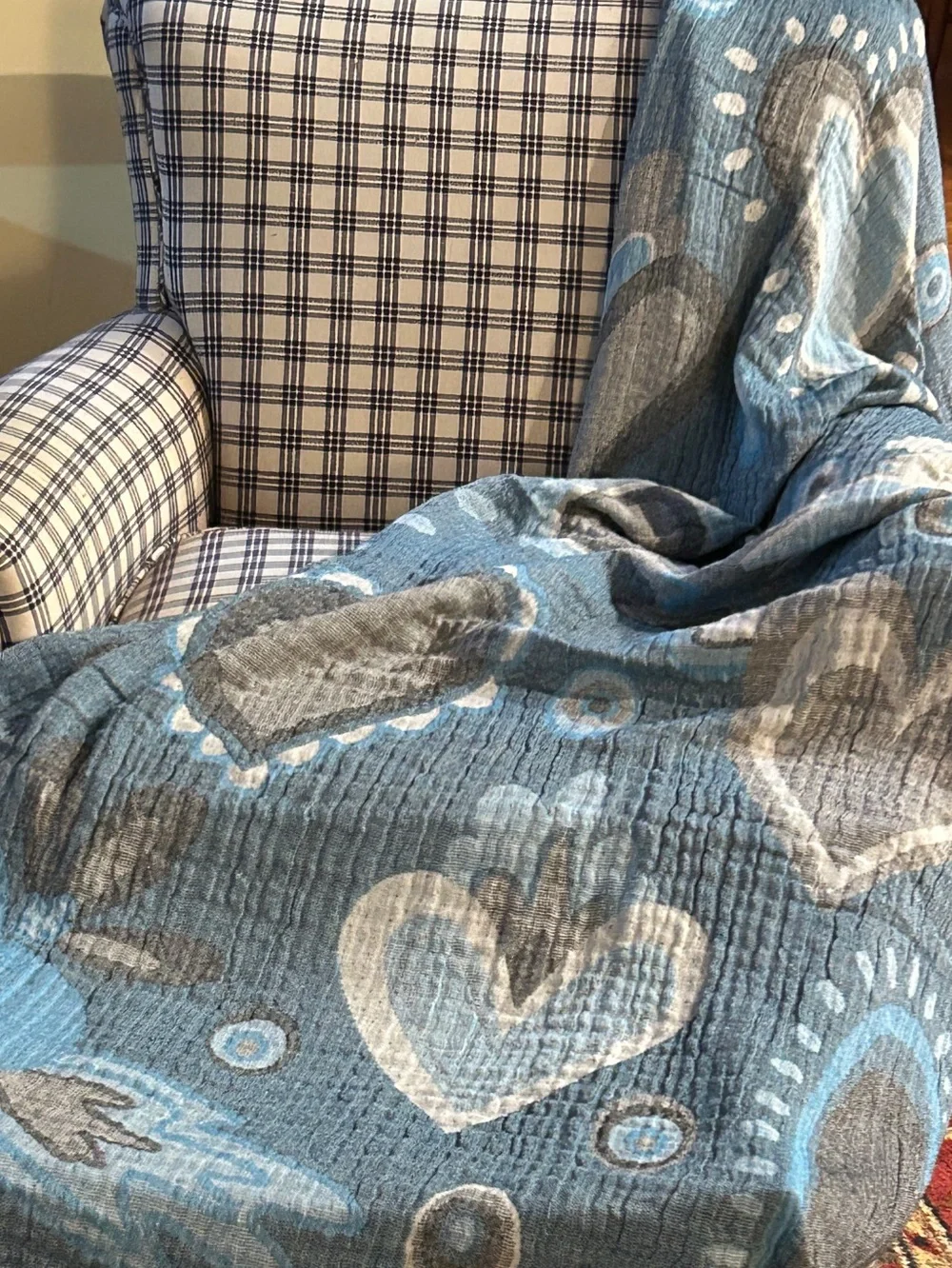 Hippie Hearts 2 Side FLiPSiDE Festival Blanket Towel Wrap NEW